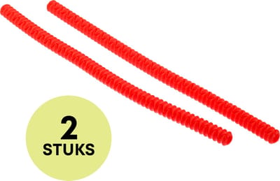 YUGN Ovenrek Beschermer Ovenplaat Beschermer 2 Stuks 38 cm Rood Siliconen