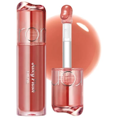 rom&nd JUICY FLASH LIP OIL 00-08, Hydraterend & Glanzend, Hydraterend Zonder Plakkerigheid, Langdurige Kleur, , Koreaanse Schoonheid, , Cadeau 4,5g/0,15oz. 03 PEACH STROBE brown