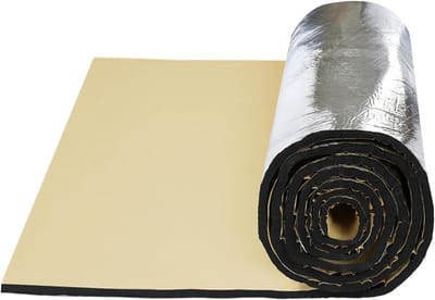 Isolatieschuim Geluidsdemper - Thermische Barrière - Warmte Isoleren - Waterdicht Aluminiumfolie - 5MM Dikte - Grijs
