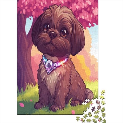 Hondenpuzzel - Dieren Legpuzzel - Ontspannend Tijdverdrijf - Precisie Pasvorm - 75 x 50 cm - Stijl 1