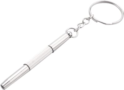 Mini Schroevendraaier - Reparatie Tool - Horloge Reparatie - Drie Functies - 11 cm Lengte - Zilverkleurig