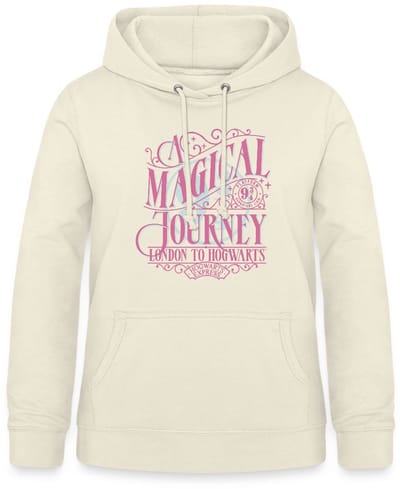 Harry Potter Perron 9 ¾ Ontwerp In Roze & Blauw Hoodie Dames