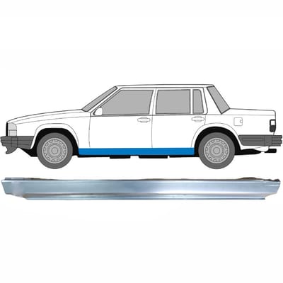Volledige dorpel voor Volvo 740 760 1982-1992 / Links