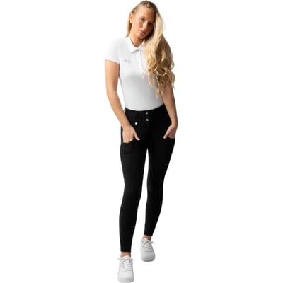 Horze Grand Prix Pro dames fullseat rijbroek , Black, 32