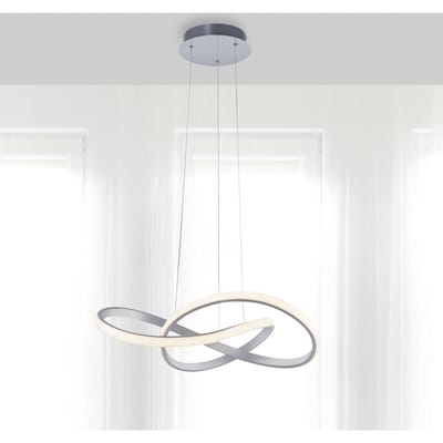JUST LIGHT. GmbH LED hanglamp Maria, dimbaar, aluminium