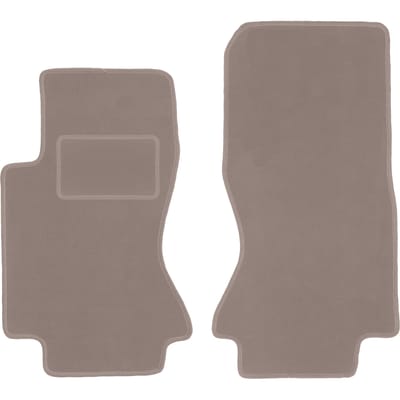 Beige voormatten voor: Jaguar S-Type X204 sedan (2002-2008)