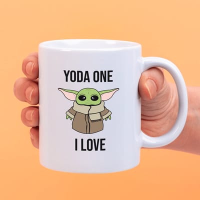 Mok Yoda One I Love van Ditverzinjeniet.nl