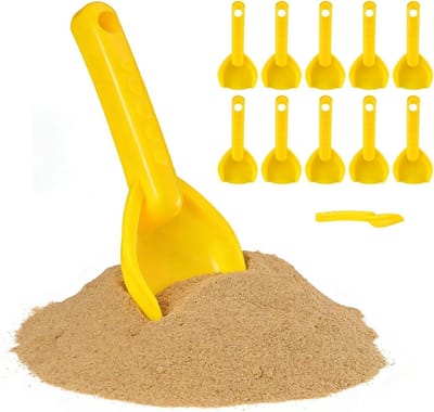 12 Stuks Strand Schepjes van Plastic, Speelgoed voor Kinderen, Perfect voor Stranddagen en Verjaardagsfeesten