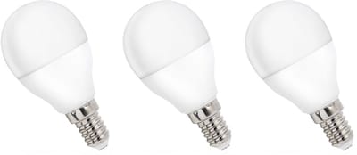 Spectrum LED Kogellamp E14 8W - 230V - 710 Lumen - 3000K Warm wit - Gezellig licht - Energiezuinig - 3 stuks