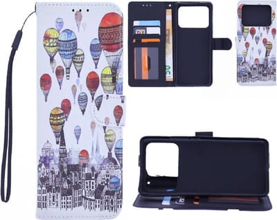 Bookcase Geschikt voor: Xiaomi Mi 11 Ultra hoesje met print - Air Balloon