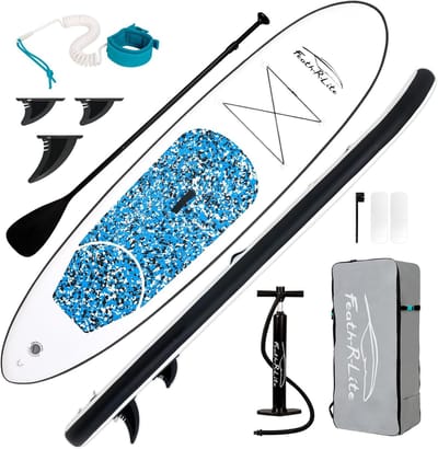 Opblaasbaar Stand-Up Paddleboard Compleet met Accessoires voor Volwassenen - Stabiliteit en Duurzaamheid voor Peddelen, Yoga en Surfen