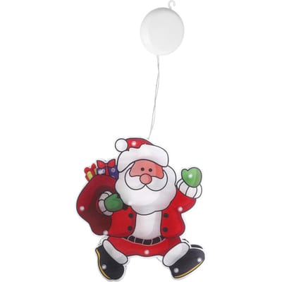 LED Zuignap Raam Hanglampen Kerststijl Winkel Vakantiedecoratie Lampen white