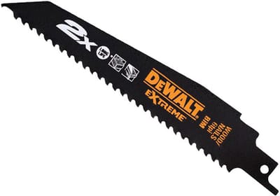 DeWalt DT2307L-QZ Serie - Reciprozaagblad - 228mm - Voor Hout en PVC - 5 Stuks