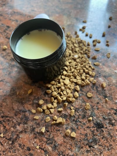 Koffie oogcrème tegen wallen en donkere kringen 25 ml. Puur Natuur !! van OmAnne Prijs inclusief verzending!!