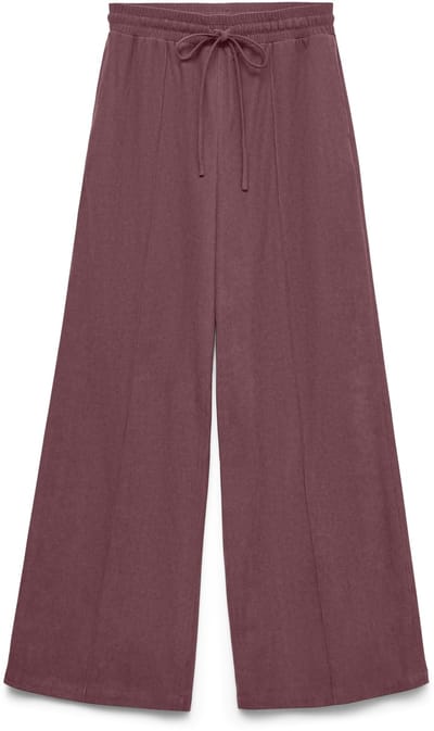 Vero Moda Broek met wijde pijpen VMVILJA High waist fluwelen Broek