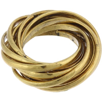 Behave - Ring - Vintage Goudkleurige Ring | Tijdloos & Klassiek | Nikkelvrij