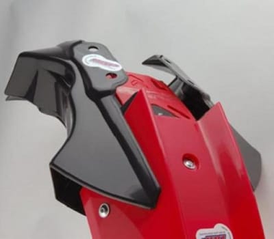 nieuwe polisport luchtinlaat voor polisport supermotard motorfiets