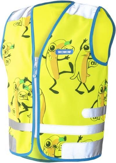 WOWOW Comic veggie Jacket geel - fluohesje kind EN17353 - XS