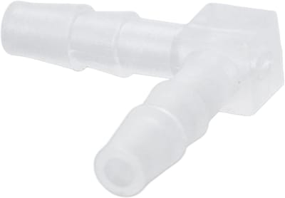 Dailygoody - 10Pcs Elleboog Slang Barb - Slangaansluiting - Duurzaam en veilig - Wit - 90 Graden Fitting - Perfect voor Aquarium - 4 mm