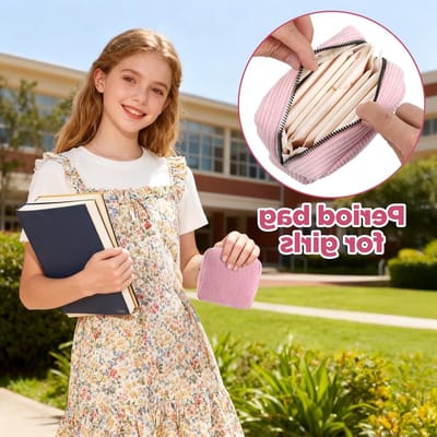 Opbergtas voor dames - Kleine cosmeticatas voor op reis, corduroy make-uptas met ritssluiting, multifunctionele tas voor tieners en dames, roze en stijlvol