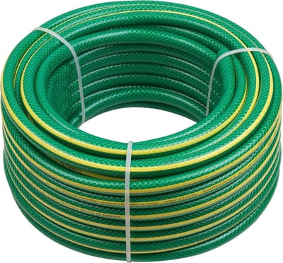 Tuinslang 127 mm Kruisweefsel 1/2 inch 30 meter lengte voor het bewateren van kleine oppervlakken stapvast & slijtvast UV-bestendig waterslang van eerste PVC Tuinslang