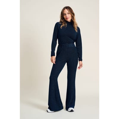 POM Amsterdam Pants - Festive Blue Größe: 34 | Stoffhosen Outlet | Damen | Blau