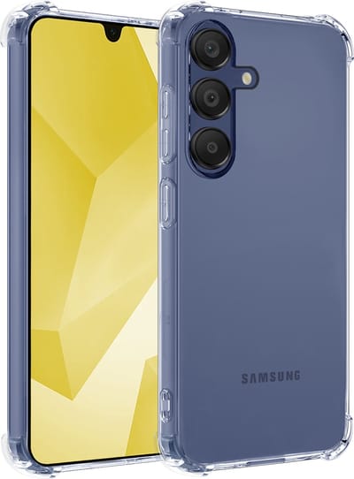 Hoesje - Geschikt voor Samsung Galaxy A16 - Sterk & Shockproof - Siliconen Case - Back Cover - Telefoon Hoes Shock Proof - Telefoonhoesjes - Transparant