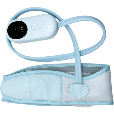 Hoofdmassager Luchtkussen Omwikkeld Slaap Verwarming Huishoudelijk Volledig Automatisch Hete Kompres Hoofdhuid Tilmechanisme Massagemachine Oplaadbaar gray