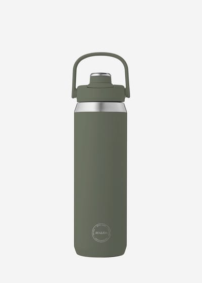 AYA&IDA - Sports Bottle - Drinkfles - Thermosfles - waterfles - RVS - 700 ml - Tropical Green