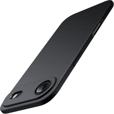 Hoesje Geschikt voor iPhone 17 Air - Zwart - Casemania Siliconen Back Cover met Camera Bescherming - Shockproof Telefoonhoesje