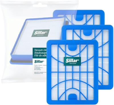 Sillar 3 stuks HEPA stofzuigerfilters H13 - Vervangingsfilters voor Zelmer Cobra, Jupiter, Orion, Syrius - Perfecte Pasvorm, Hoge Kwaliteit