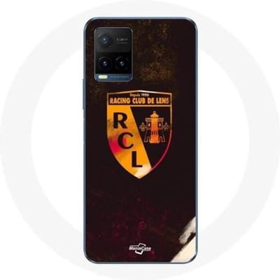 Vivo y21s 2021 hoesje rcl lens oranje zwarte achtergrond