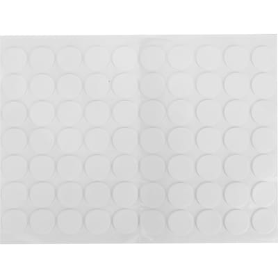 70 Stuks Ronde Sticker Acrylzuur Transparante Dubbelzijdige Plakband voor Fixatie white
