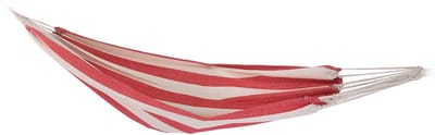 Hangmat Polyester - Hangschommel Tuin - Ontspanning Buiten - Duurzaam Katoenmix - 200x100cm 120kg - Rood