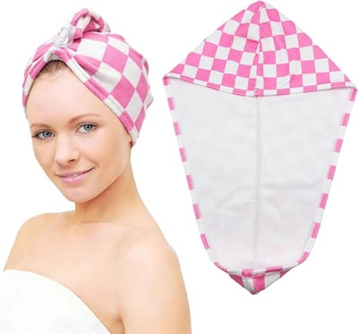 Superabsorberende microvezel haardrooghanddoek en wikkelhanddoek voor snel drogen en gemak