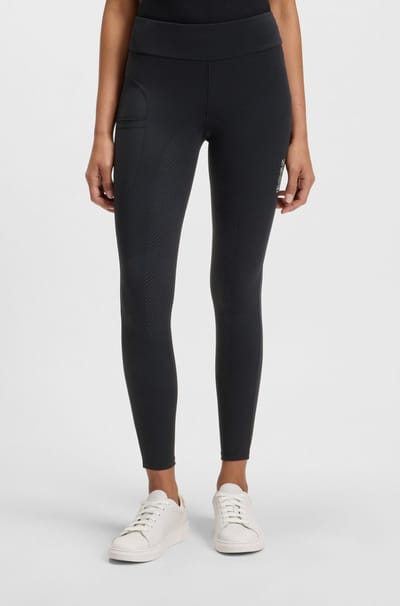 BOSS Equestrian SS26 Harriett Hoge Taille Full Grip Legging Zwart M
