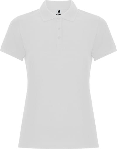 Roly - Pegaso Premium Dames Polo - White 01 maat L