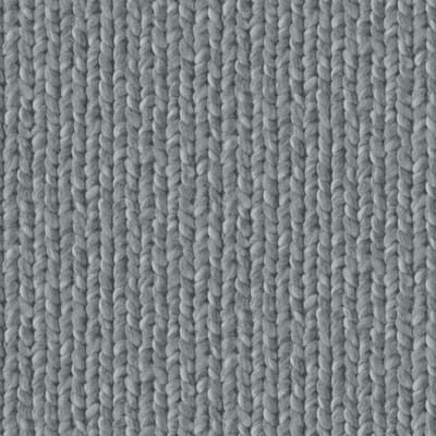 Dutch Wallcoverings Vliesbehang breisel wol - grijs
