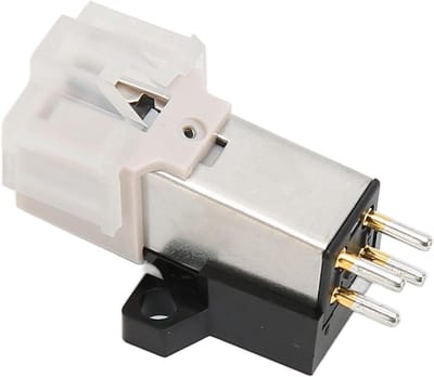 Platenspeler Cartridge - Stylus Naald - Muziek Luisteren - Magnetische Beweging - 20 gram - Zwart