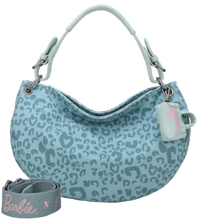 Fritzi aus Preußen Schoudertas Bitzi11 Leo Silhouette Limited Barbie Hobo Bag Leo Soft Mint Petrol