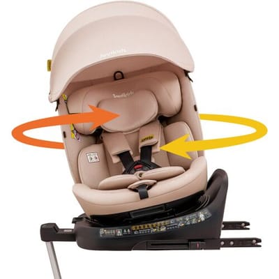 [Summer Deals - €179,99 met levering de volgende dag] Jovikids RANGER 2 360° draaibare kinderbeveiligingszitting met ISOFIX, i-Size 40–150 cm