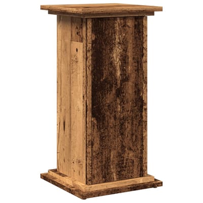 vidaXL - Sokkel - met - opbergruimte - 31x30x60 - cm - bewerkt - hout - oud - houtkleur