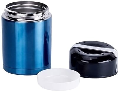 Dailygoods- Thermoskan vacuüm-geïsoleerd 1 liter - Roestvrij staal - Lekvrij - Voedselcontainer - Soepglas - Automatische temperatuurcontrole
