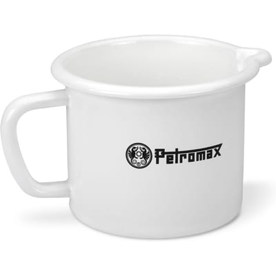 Petromax Emaille Melkkan Wit 1.4L – Lichtgewicht, Krasvaste Emaille Voor Binnen & Buiten