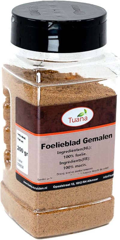 Tuana Kruiden - Foelie Gemalen - Strooibus 140 Gram - Tuanashop - MP-F-0006