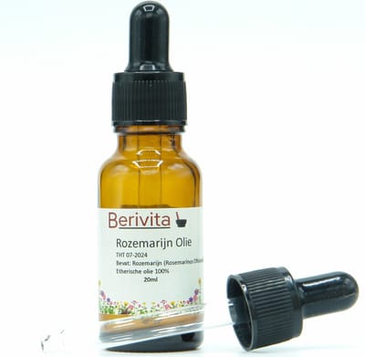Rozemarijn Olie 20ml Pipetfles - Pure Etherische Rozemarijnolie, Rosemary Oil