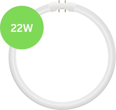 TL5 Cirkel TL-buis 22W – 2GX13 (4-pins) Ø 23cm – 840 Koel Wit – Vervangt Philips/Osram