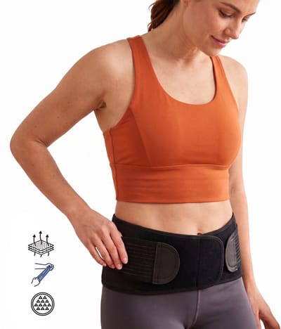 Goodli Bekkenband Pro - Maat S - Orthogordel SI Gewricht - Verstelbare Bekkenbrace met Gerichte Compressie - Heupbrace bij Lage Rugpijn en Ischias