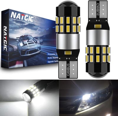 2x Ultra Heldere T10 W5W LED Lampen 6000K Xenon Wit voor Auto Interieur en Kentekenplaatverlichting