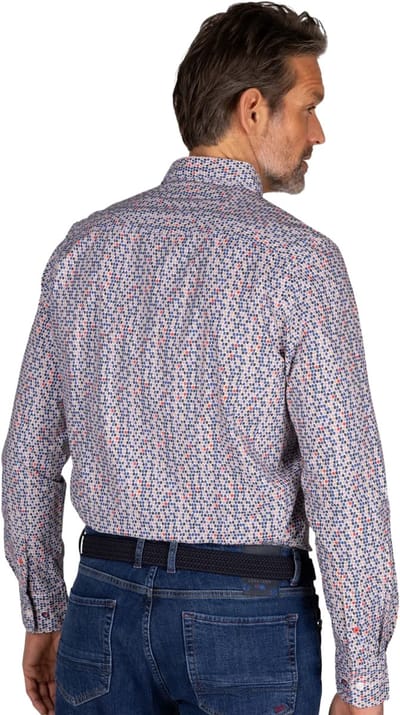 New Zealand casual overhemd blauw